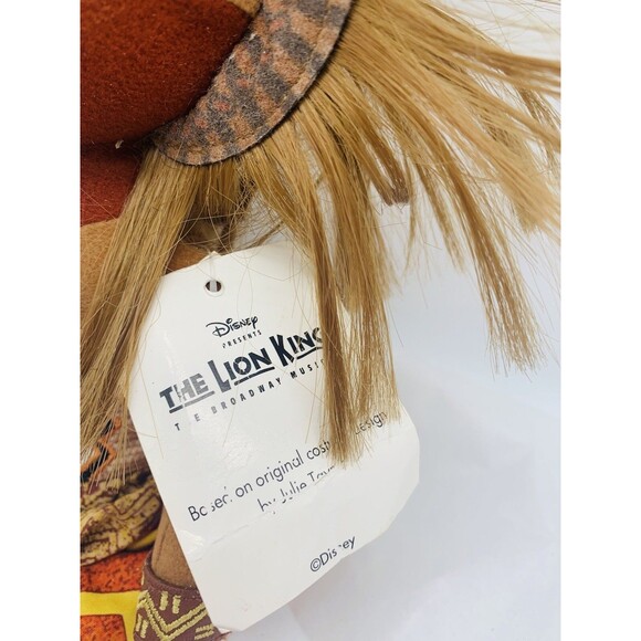 Disney Lion King Broadway Musical 11" African Simba Stuffed Animal Plush Toy - Picture 10 of 13